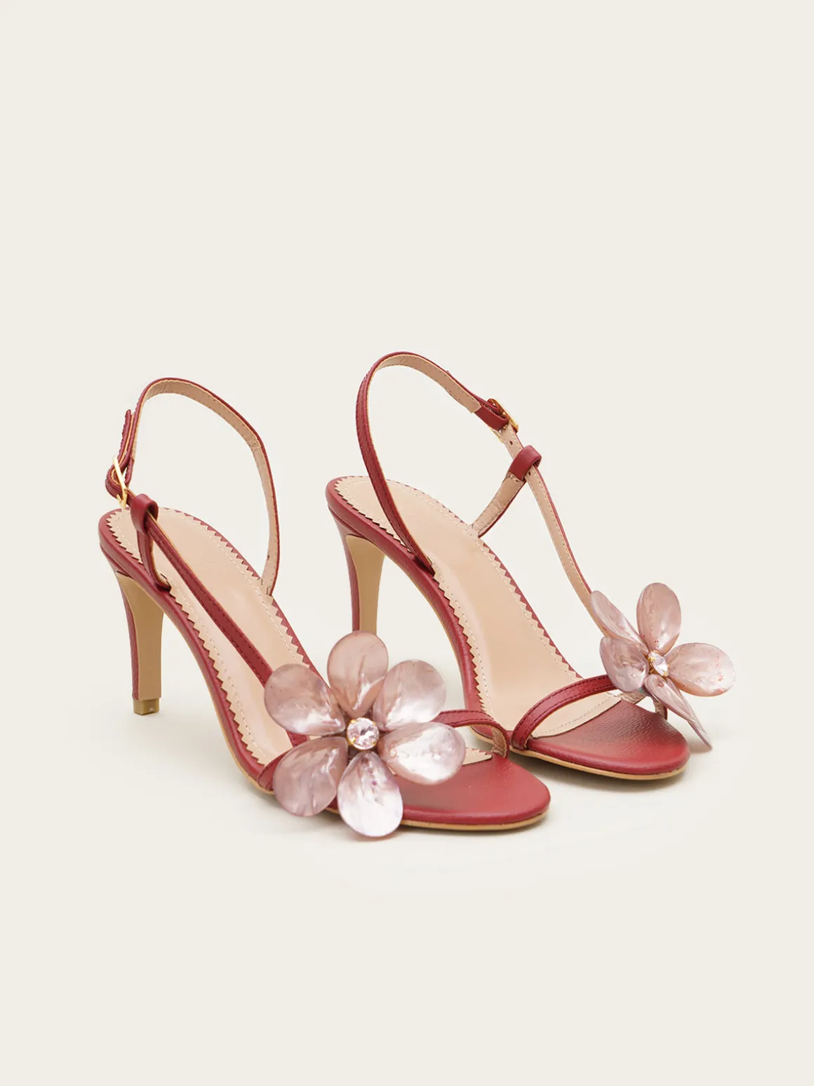 Fleurs Blanches Slingbacks