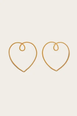 Heart Of Gold Earrings